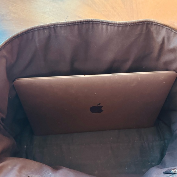 Gucci signature monogram brown leather tote - Picture 15 of 16